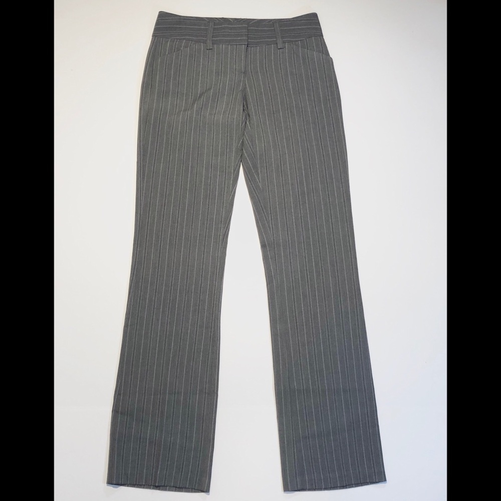 My Michelle Pinstriped Gray Dress Work Pants
